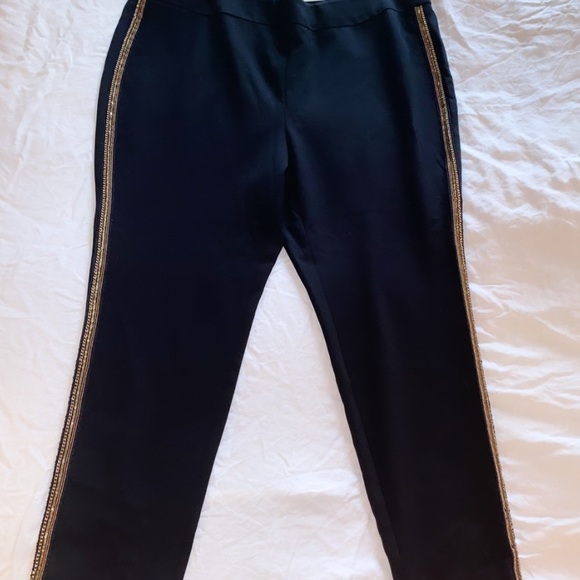 Brand new black and gold pants! Perfect for the holidays! - Picture 3 of 6